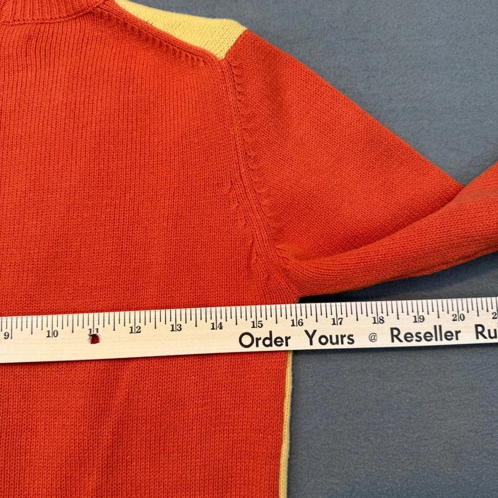 Country Set Cardigan Womens Small Vintage Equestrian Colorblock Retro Knit - Picture 7 of 8